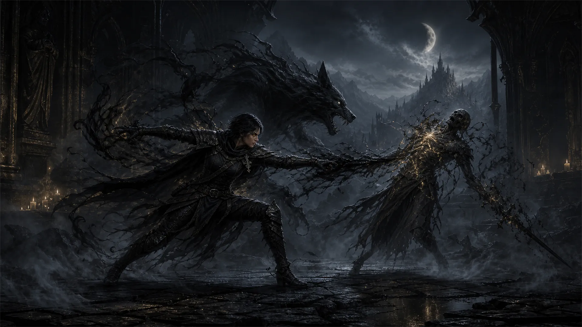 Concept art of the Beastblood transformation